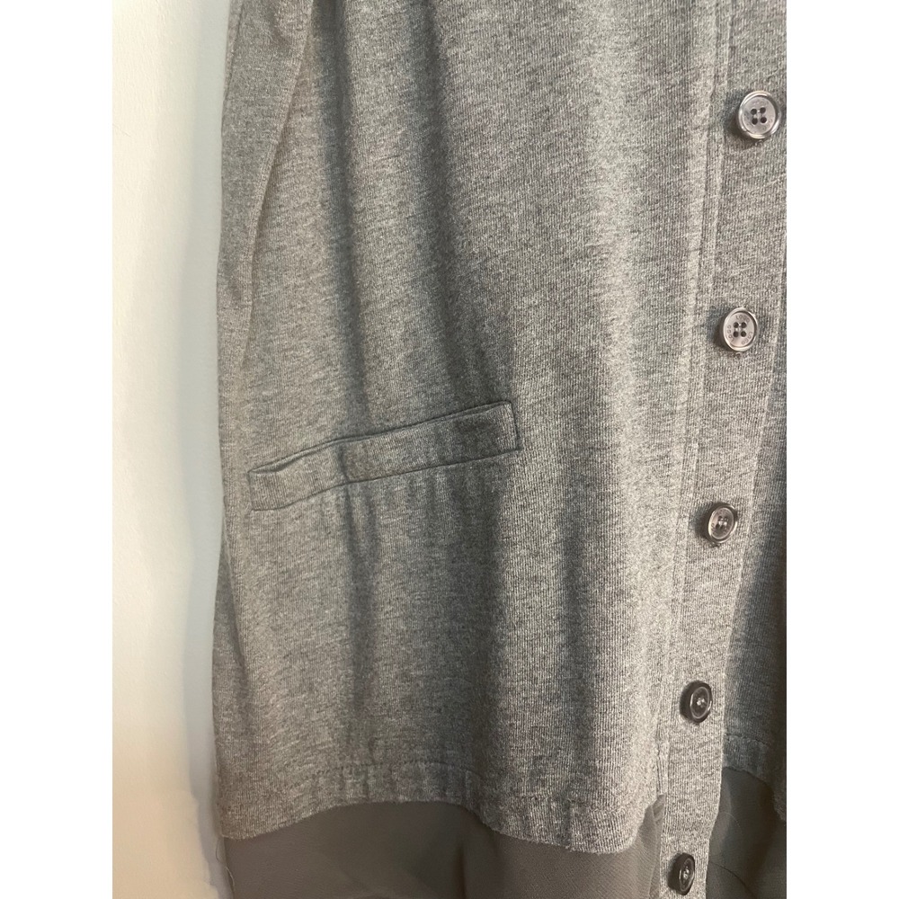 Logo Lori Goldstein, Sweater Vest,‎ Grey, Women's L - Picture 3 of 6